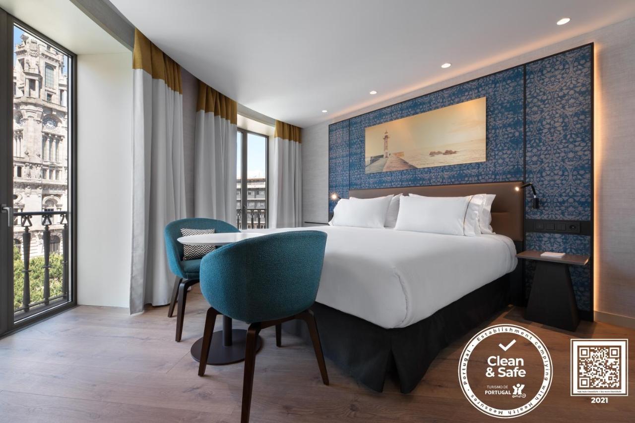 Hotel Eurostars Aliados Porto Zewnętrze zdjęcie A Clean & Safe certified hotel room in Lisbon, Portugal
